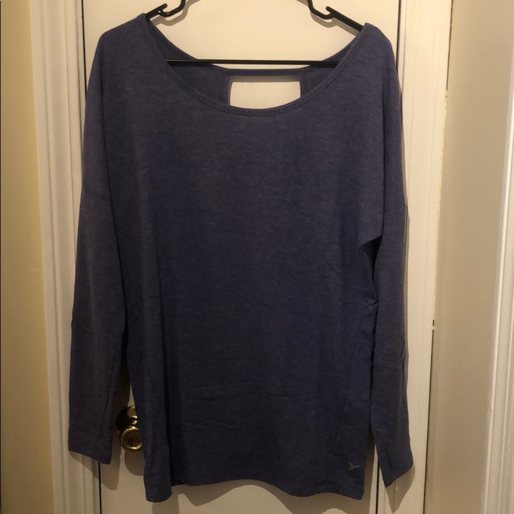Purple athletic top